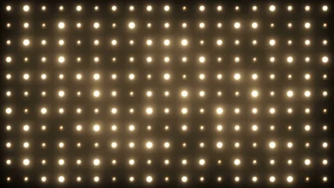 Lights Flashing Wall Loop 4K Stock Footage