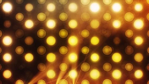 Lights Flashing Wall Showtec VJ Stage Floodlight. Blinder Blinking Lights. Award Stock Footage 124208731