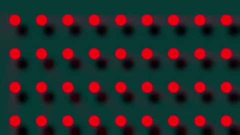Lights flickering on green background animation Stock Footage 199265494