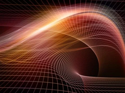 Lights of Fractal Realms 库存插图