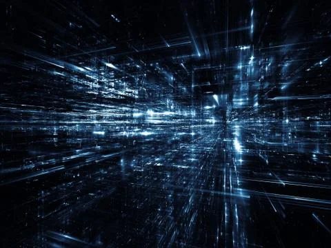 Lights of the Future Stock Illustration