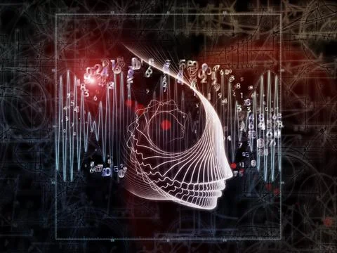 Lights of Geometry Stockillustratie