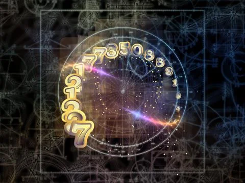 Lights of Geometry Stock Illustration