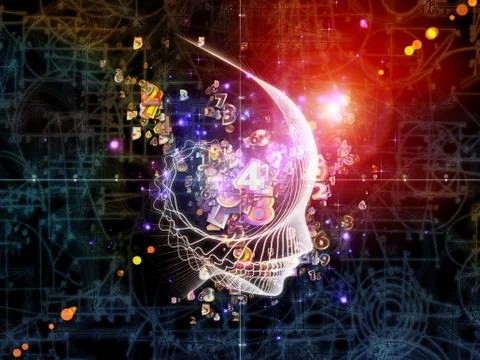 Lights of Geometry Illustrazione stock