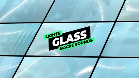 Lights Glass Backgrounds After Effects stock