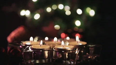 Lights in glass star Stock Footage 104516032