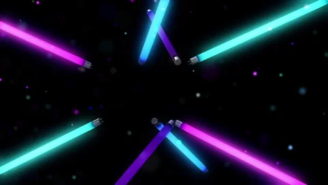 Lights Glowing Background Looped Video Stock Footage 146770552