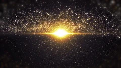 Lights gold bokeh background. Elegant golden abstract. Disco background with  動画素材 82451661