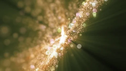 Lights gold bokeh background. Elegant golden abstract. Disco background with  스톡 동영상 82495535