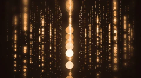 Lights gold bokeh background. Stock-Footage 65433480