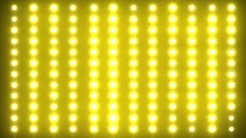 Lights Golden Wall Stock Footage 94811949
