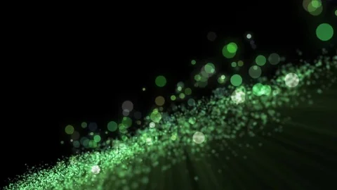 Lights green bokeh background. Elegant gold abstract. Disco background with c 動画素材 82459929
