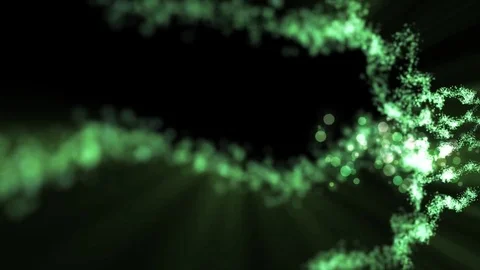 Lights green bokeh background. Elegant gold abstract. Disco background with c 動画素材 82467802