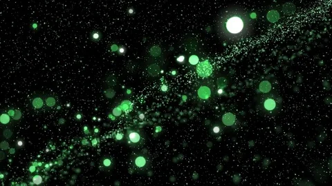 Lights green bokeh background. Elegant gold abstract. Disco background with c 動画素材 82473507