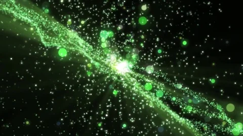 Lights green bokeh background. Elegant gold abstract. Disco background with c 動画素材 82473703