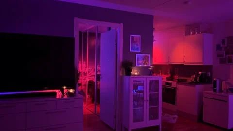 Lights on Halloween Stock Footage 220291909