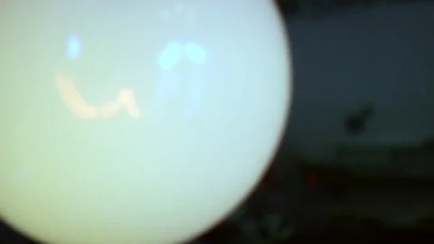 Lights Hanging In A Restaurant Video stock 136063490