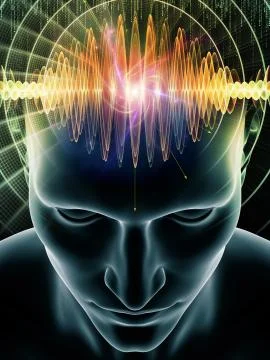 Lights of Human Mind Illustrazione stock