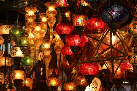 Lights in istanbul Stock Photos