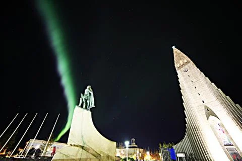 Lights on Leif Stock Photos