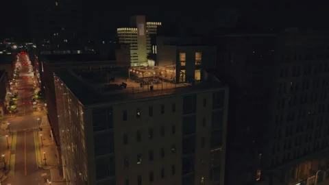 Lights in the Middle - Syracuse, NY Video stock 336469435