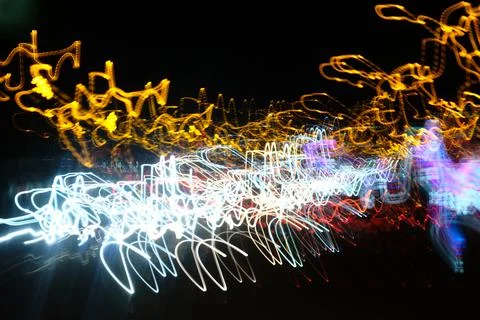 Lights in motion Stock Photos