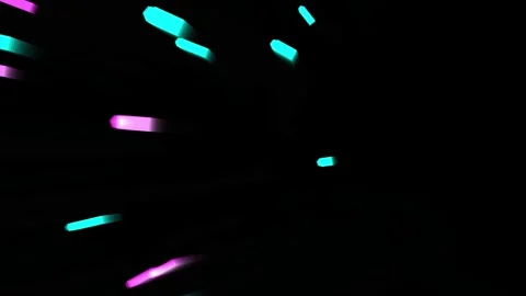 Lights Moving Rapidly Creating a Futuristic Digital Tunnel Effect Video stock 334959034