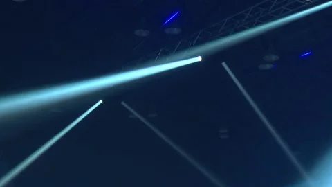 The lights moving in the smoke Stock Footage 88739118