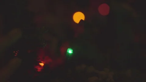 Lights in Nativity Scene Stock Footage 86522301