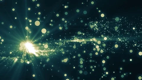 Lights neon bokeh background. Elegant gold abstract. Disco background with ci Video stock 82438445