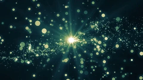 Lights neon bokeh background. Elegant gold abstract. Disco background with ci Stock-Footage 82441792