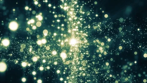 Lights neon bokeh background. Elegant gold abstract. Disco background with ci 動画素材 82472285