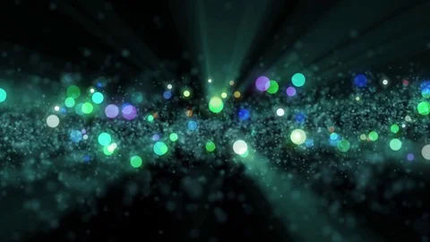 Lights neon bokeh background. Elegant gold abstract. Disco background with ci Видео 82496766