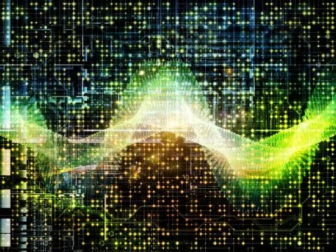 Lights of Network Stockillustratie