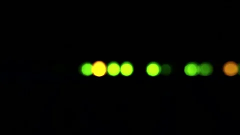 Lights on the network server blur effect Stock Footage 74634378