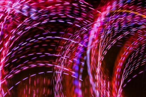 Lights in the night, abstract Foto stock