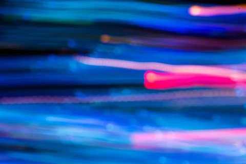 Lights in the night, abstract Stock-Fotos