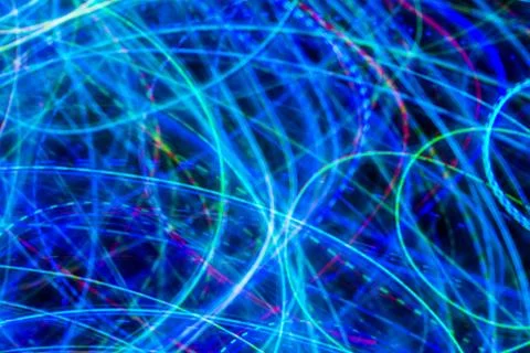 Lights in the night, abstract Stock Photos