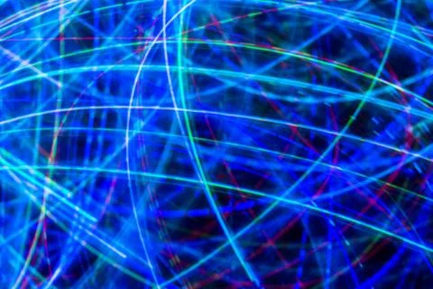 Lights in the night, abstract Stock Photos