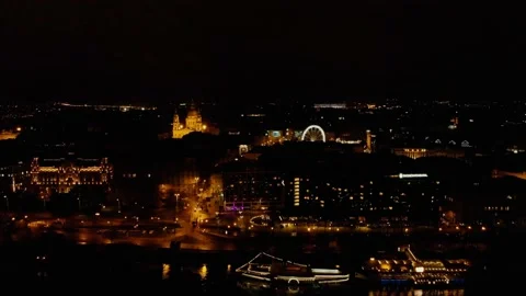 Lights of the night city Stock Footage 150445863