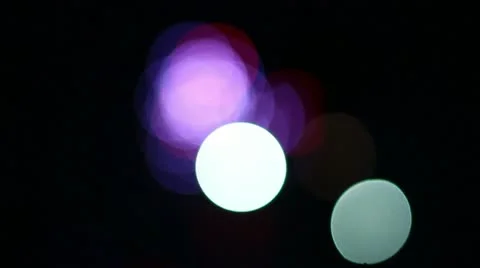 Lights at Night Stock Footage 12057394