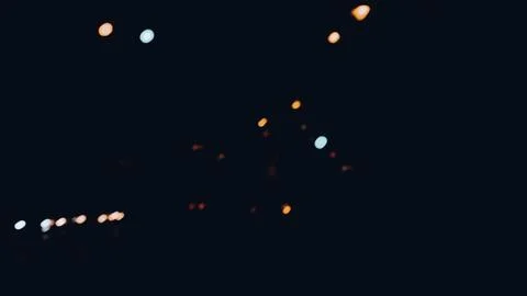 Lights at night Stock Photos