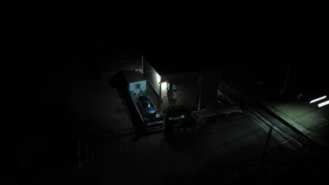 Lights in the night Stock Photos