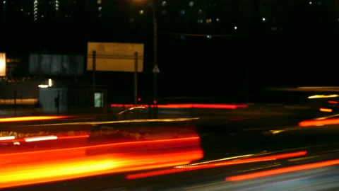 Lights night road lights Stock Footage 148938293