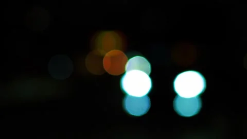 Lights of night traffic Stock Footage 291377052