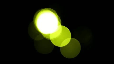 Lights at Night in yellow Stock Footage 12056827