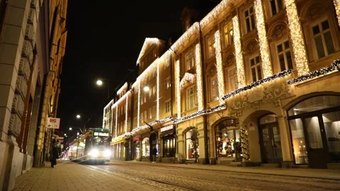 Lights Norrköping Video stock 147713747