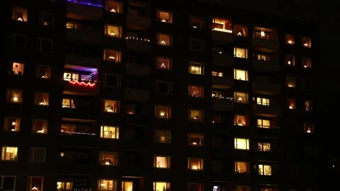 Lights Norrköping Stock Footage 147713753