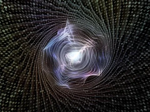 Lights of Numbers 스톡 일러스트
