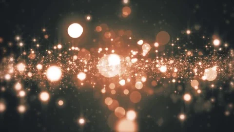 Lights orange bokeh background. Elegant gold abstract. Disco background with  Stock-Footage 82442667